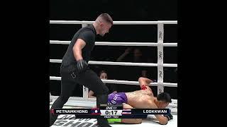 LIGHTS OUT  Petnamkhong shuts down Lookkwan in Round 1