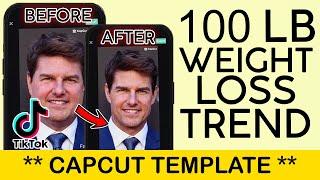 How to Create Lost 100 LBS Trend Video On Tiktok  Slim Filter Tiktok  Weight Loss Trend