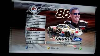 NASCAR Thunder 2003 ALL Default Winston Cup + Legend Drivers And Schemes XBOX