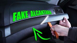 Popular Interior Mod How to Wrap Car Trims with Alcantara Vinyl