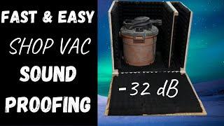 - 32 dB Sound Proof Shop Vac - DIY 2024