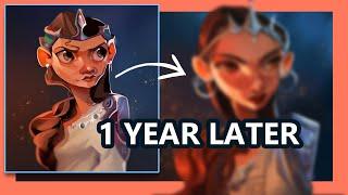 TEST your art improvement │ Remaking my old art