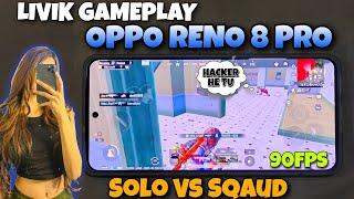 Oppo Reno 8 Pro BGMI 90FPS Gaming TestSolo Vs Squad