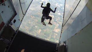 Exiting a Skyvan in my Squirrel Aura WIngsuit...got some nice lift and forgot about fly home...