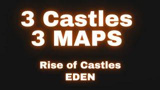 Playing 3 CASTLES on 3 MAPS - Rise of Castles