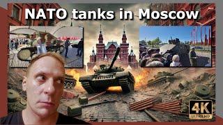 NATO tanks in Moscow