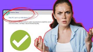 Bypass This PC Cant Run Windows 11 In 2 Minutes - Step By Step Guide