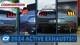 Sound Comparison of EVERY 2024 Mustang Active Exhaust Weve Installed #mustang #exhaust