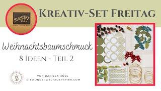 Kreativset Weihnachtsbaumschmuck - Teil 2 - noch mehr Ideen mit #woweffect  #basteln #diy #deko