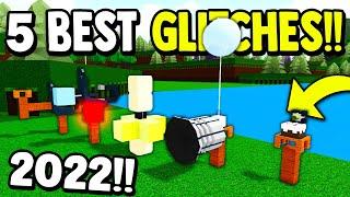 5 *BEST* 2022 GLITCHES  Build a Boat for Treasure ROBLOX