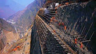 How To Build Giant Dam& Hydroelectric Plant At High Mountain. China & Turkeys Incredible Projects