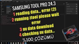 Reading NV Data ErrorChecking NV DataSecurity damagedzTool Z3X %100 ÇÖZÜM
