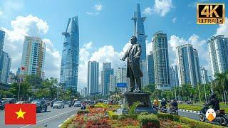 Ho Chi Minh City Vietnam A Modern City with Population of 10 Million 4K UHD