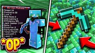 I ENCHANTED THE *ULTIMATE* PICKAXE HAND CAM - MINEJUNKIE SOTW  Minecraft OP Prison