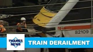 Euston Train Derailment  Thames News Archive Footage