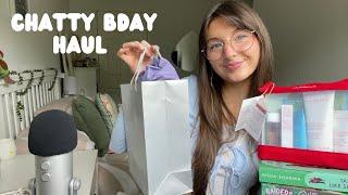 ASMR Chatty catch up Birthday haul