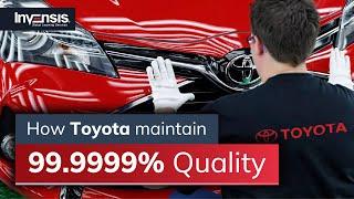 How Toyota Maintains 99.9999% Quality  Toyota Quality Management System  Invensis Learning