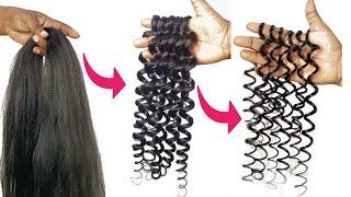 2 Different Ways To Curl BraidingKanekalon And Synthetic Hair For Goddess Braids  No Straws 