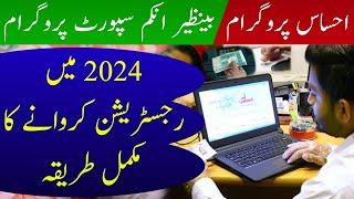 Benazir Income Support Registration Process 2024  Ehsas Program Online Registration 2024  8171