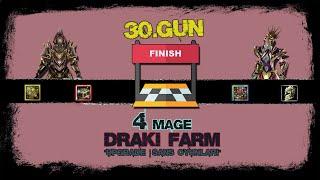 Knight Online  4 Mage ile Draki Farm  Yolun Sonu - Upgrade - Shell Kırdırma  #30Gün