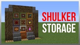 Minecraft 1.12 Redstone Tutorial - Shulker Box Storage System