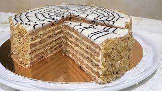 Ореховый торт ЭстерхазиEsterhazy nut cake