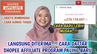 LANGSUNG DITERIMA️CARA DAFTAR SHOPEE AFFILIATE PROGRAM TERBARU TERMUDAH TANPA MINIMAL FOLLOWERS