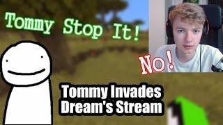 TommyInnit Invades Dreams Stream to Annoy Him  Dream Stream Highlights