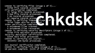 disk checkerror checkingchkdsk