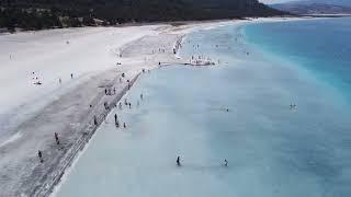 Salda Gölü- Salda Lake Burdur UHD 4K Drone çekimi.