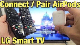 LG Smart TV How to ConnectPair Apple AirPods