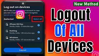 How To Logout Of Instagram On All Devices 2024 Easy