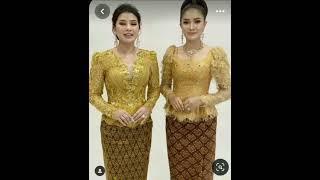 mode baju kebaya  brokat mini moderen