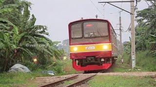 KRL Commuterline Tujuan Nambo Angke  Kompilasi Kereta Api KRL Seri JR 205 Jalur Citayam Nambo