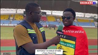 Asante Kotoko 1-0 Bibiani Gold Stars  Fans Reaction • New Striker Bernard Somuah Coach Ogum & All