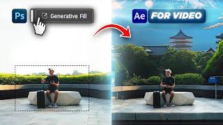 Make EPIC Videos with Generative Fill  Photoshop & After Effects Tutorial