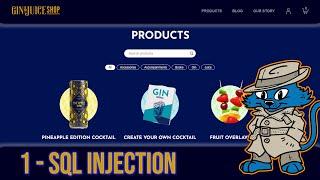 1 SQL Injection Union + Blind - Gin and Juice Shop Portswigger