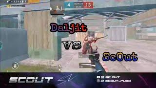 Funny TDM Match Between ScOut Vs Daljit  Kar98 Only challenge 