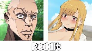 Anime VS Reddit The rock reaction meme Part 28