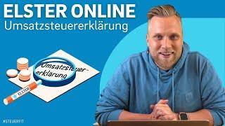 Umsatzsteuererklärung mit ELSTER online  ELSTER online Tutorial zur Steuererklärung 2022