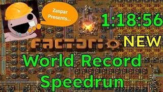 Factorio Any% Speedrun World Record in 11856