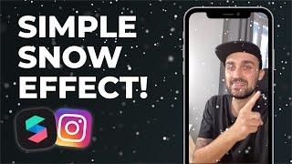 Snow Effect in Spark AR Studio for your Instagram Filter  Tutorial