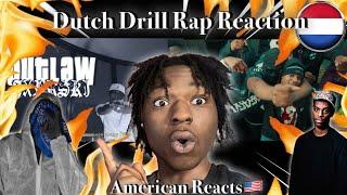 American Reacts To Dutch Drill Rap Jxrrski - Outlaw & SHENNUMBANINE - Bajes Freestyle