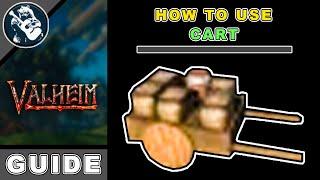 How to Use Cart Tutorial  Repair Storage Weight Chest & Tips  Valheim Tools Beginners Guide