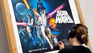 Star Wars Movie Poster Restored