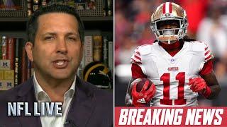 NFL LIVE  Adam Schefter BREAKING Brandon Aiyuk says 49ers dont want him back amid contract dispute