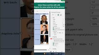 Filter Pictures in Excel  How to lock picture to cell in Excel_ shortcut