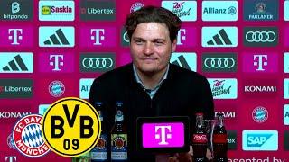 Endlich mal in München den Bock umgestoßen  Pressekonferenz mit Edin Terzic  Bayern - BVB 02