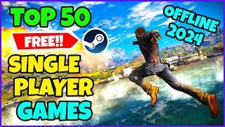 Top 50 FREE Single PlayerOffline Games on Steam 2024