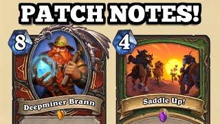 BRANN JUST GOT MURDERED Hunter nerf Weekly Quest Update Twist and Arena updates